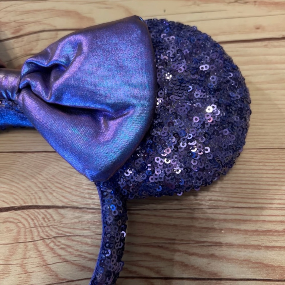 Purple sequin Disney ears - Picture 5 of 5